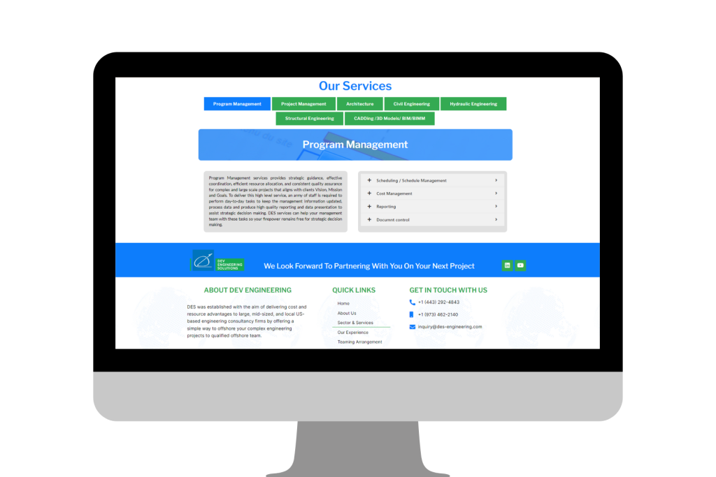 Dev Engineering — delivered work, piece 4 of 4