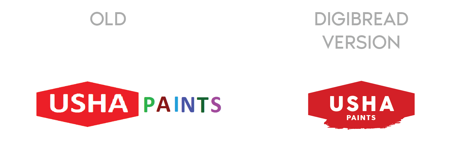 USHA Paints before and after